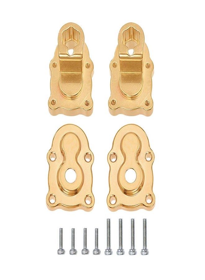 FACCNOY FMS FCX24 Brass Portal Axle Counterweight 1/24 Model Car Remote Crawle Car Upgrade Parts (Rear Axle Mount) - Image 1